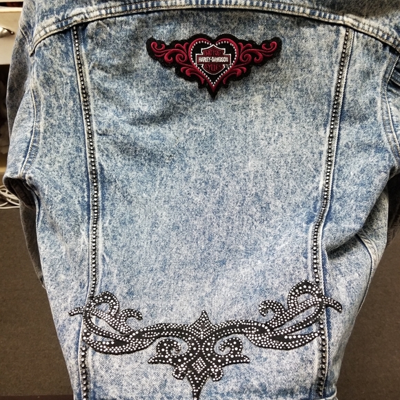 Levi's Jacket w/Harley Embellishments - Picture 3 of 5